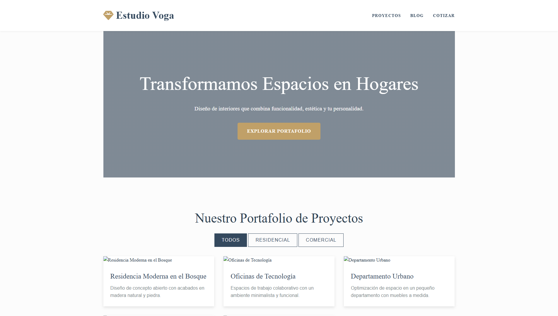 Plantilla Diseño de Interiores